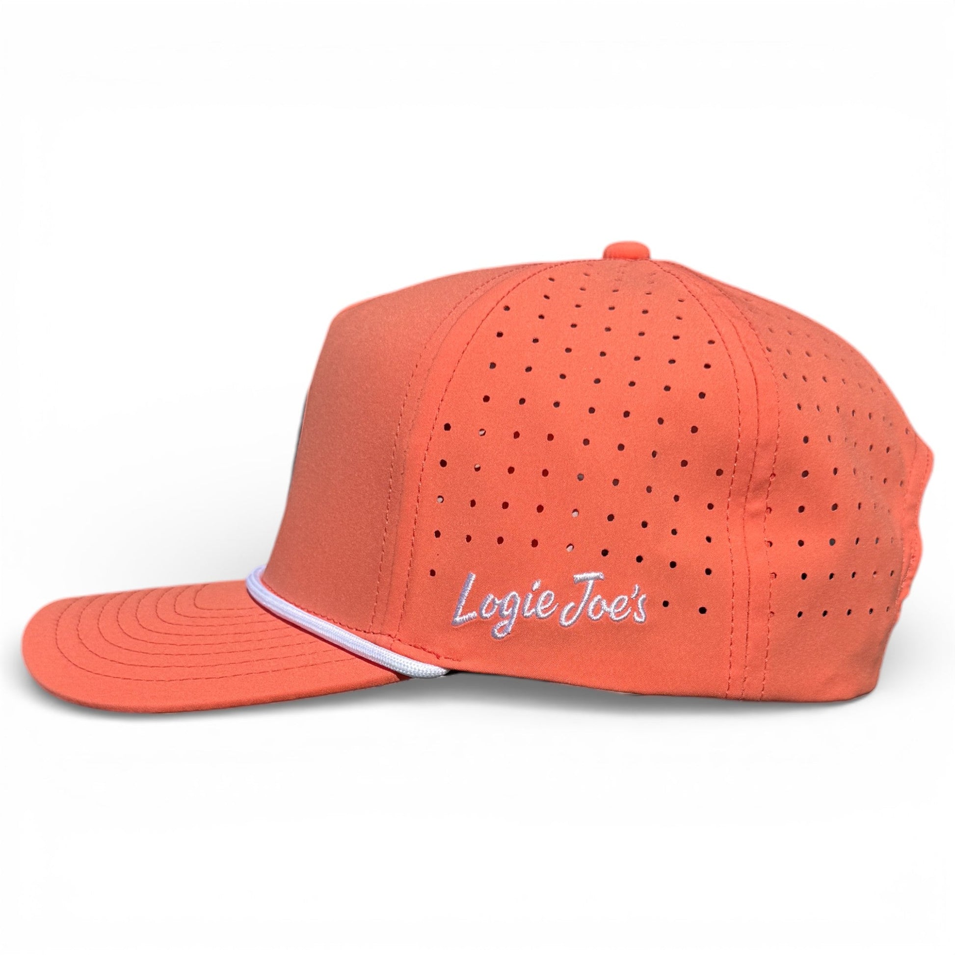 Just Peachy Golf Hat | Snapback Cap | Built-in Magnetic Ball Marker Holder + Marker Included | Adjustable Peach - Club Rehab