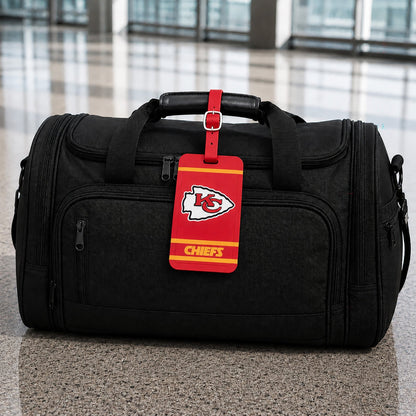 Kansas City Chiefs plastic golf bag tag by Team Golf, product photo 5
