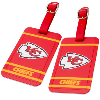 Kansas City Chiefs plastic golf bag tag by Team Golf, product photo 4