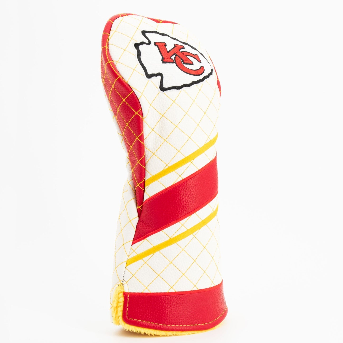 Kansas City Chiefs Quilted Headcovers – Chiefs Kingdom Collection - Fairway Stripe - Club Rehab