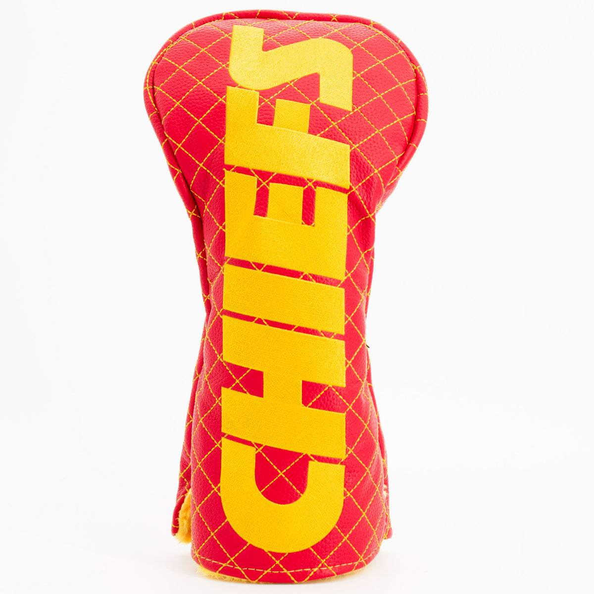 Kansas City Chiefs Solid Driver quilted headcover, front view