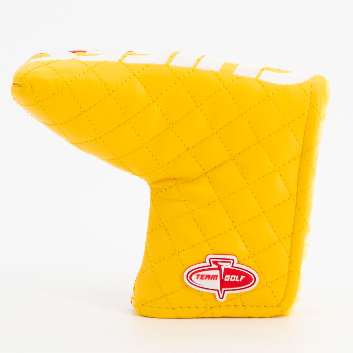 Kansas City Chiefs Split Blade Putter quilted headcover, back view