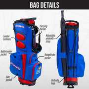 Kansas Jayhawks Fairway Stand Bag - Image 2 - Club Rehab