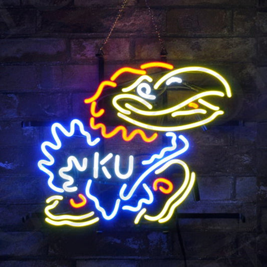 Kansas Jayhawks Neon Sign Light - Club Rehab