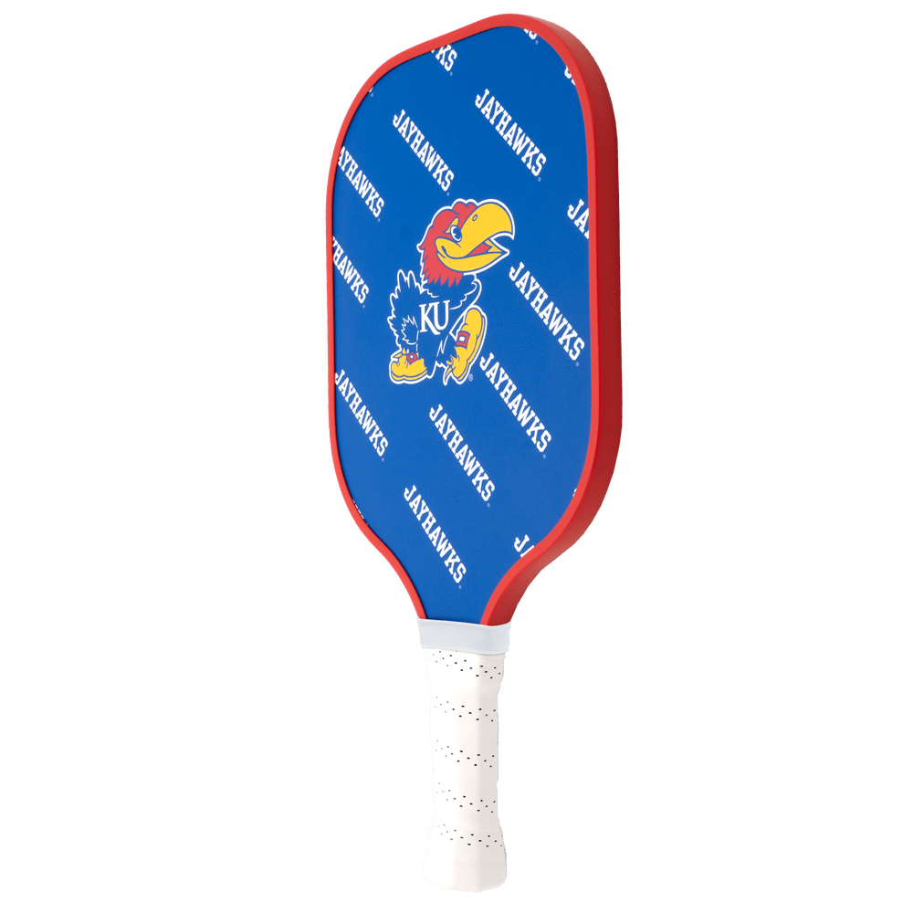 Kansas Jayhawks Pickleball Paddle | Carbon Fiber Face | 12mm Core - Club Rehab