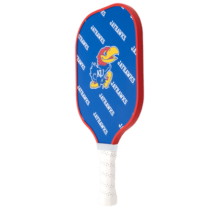 Kansas Jayhawks Pickleball Paddle | Carbon Fiber Face | 12mm Core - Club Rehab