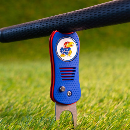 Kansas Jayhawks Switchblade Divot Tool - Image 4 - Club Rehab