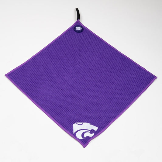 Kansas State Wildcats NCAA Magnetic Embroidered Golf Towel – 15" x 15" - Club Rehab