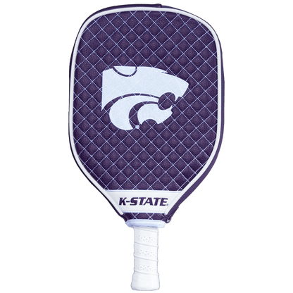 Kansas State Wildcats Quilted Pickleball Paddle Cover