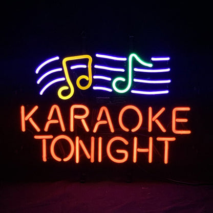 Karaokke Tonight Neon Signs Light - Club Rehab