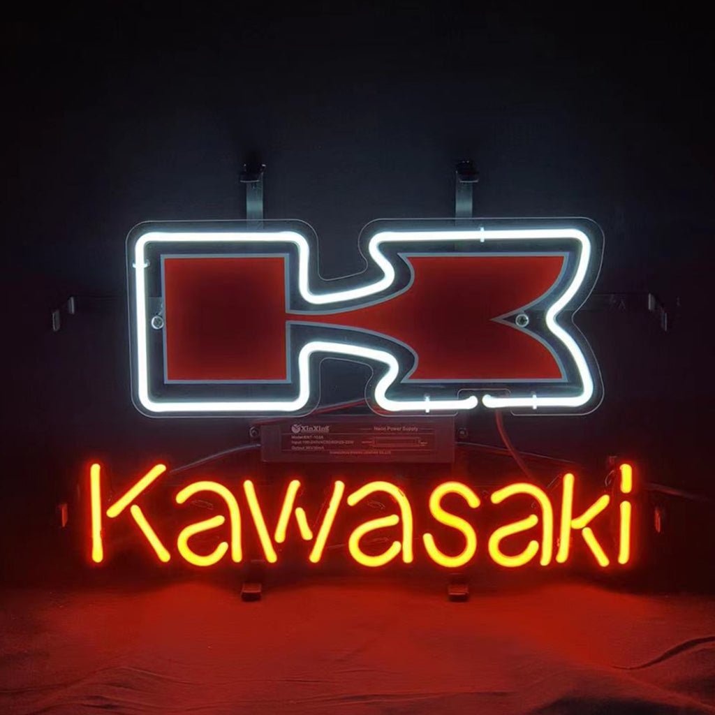 Kawasaki Beer Neon Signs Light - Red - Club Rehab