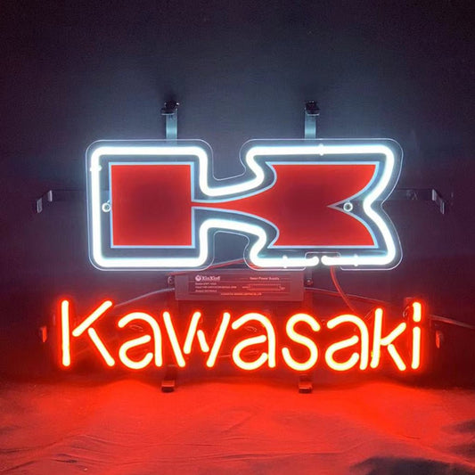 Kawasaki Beer Neon Signs Light - Red - Club Rehab