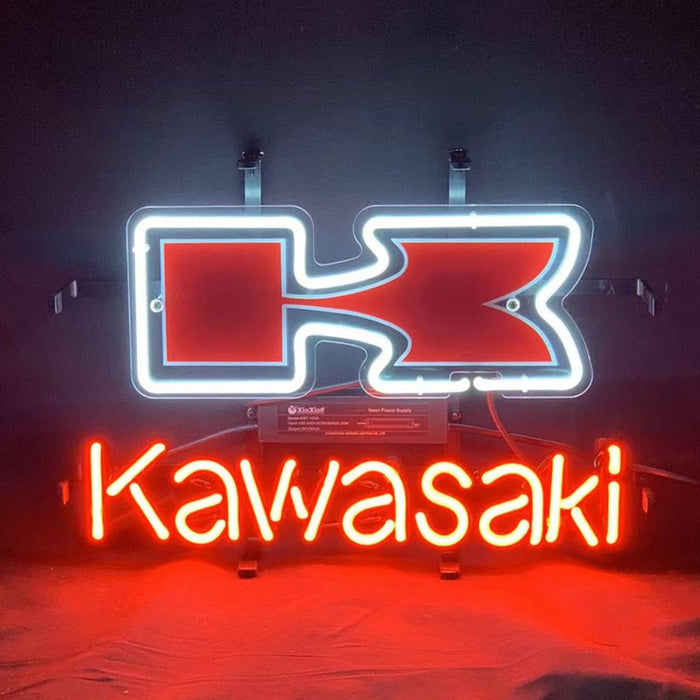 Kawasaki Beer Neon Signs Light - Red - Club Rehab