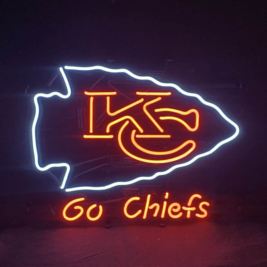 KC Kansas City Go Chiefs Sport Logo Neon Signs Light - Club Rehab