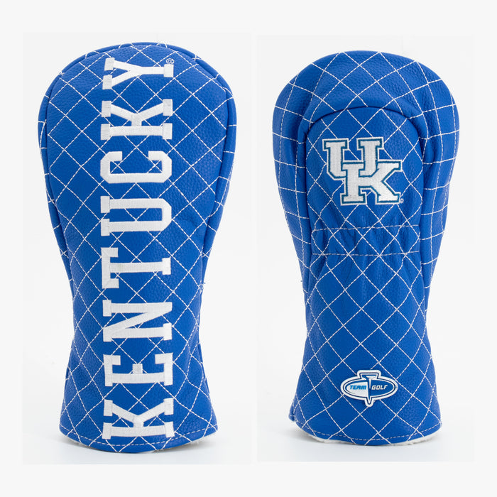Kentucky Wildcats Solid Quilted Fairway Headcover, front and back views
