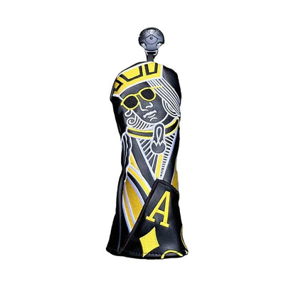 Black hybrid cover with yellow highlights