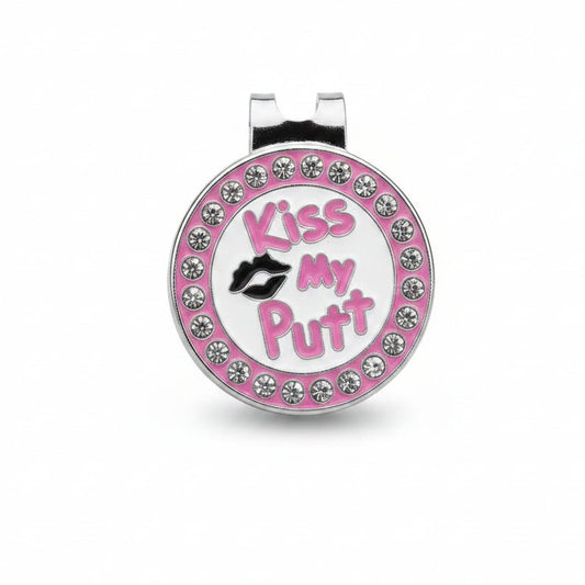Kiss My Putt Magnetic Golf Ball Marker - Club Rehab