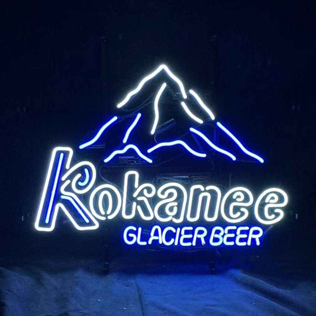 Kokanee Glacier Beer Snow Mountain Neon Light Sign - Club Rehab