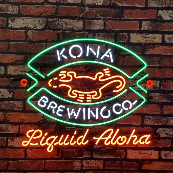 Kona Brewing Co. Liquid Aloha Neon Light Sign - Club Rehab