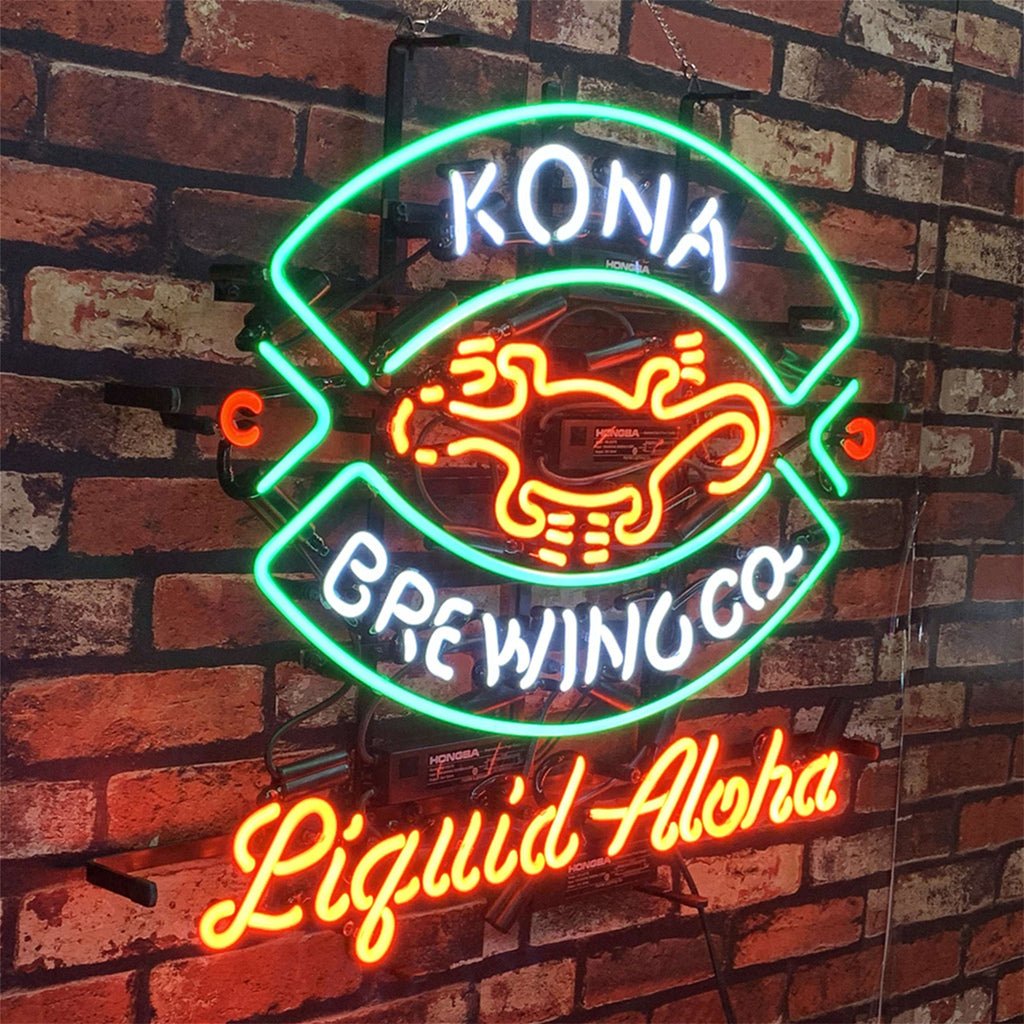 Kona Brewing Co. Liquid Aloha Neon Light Sign - Club Rehab