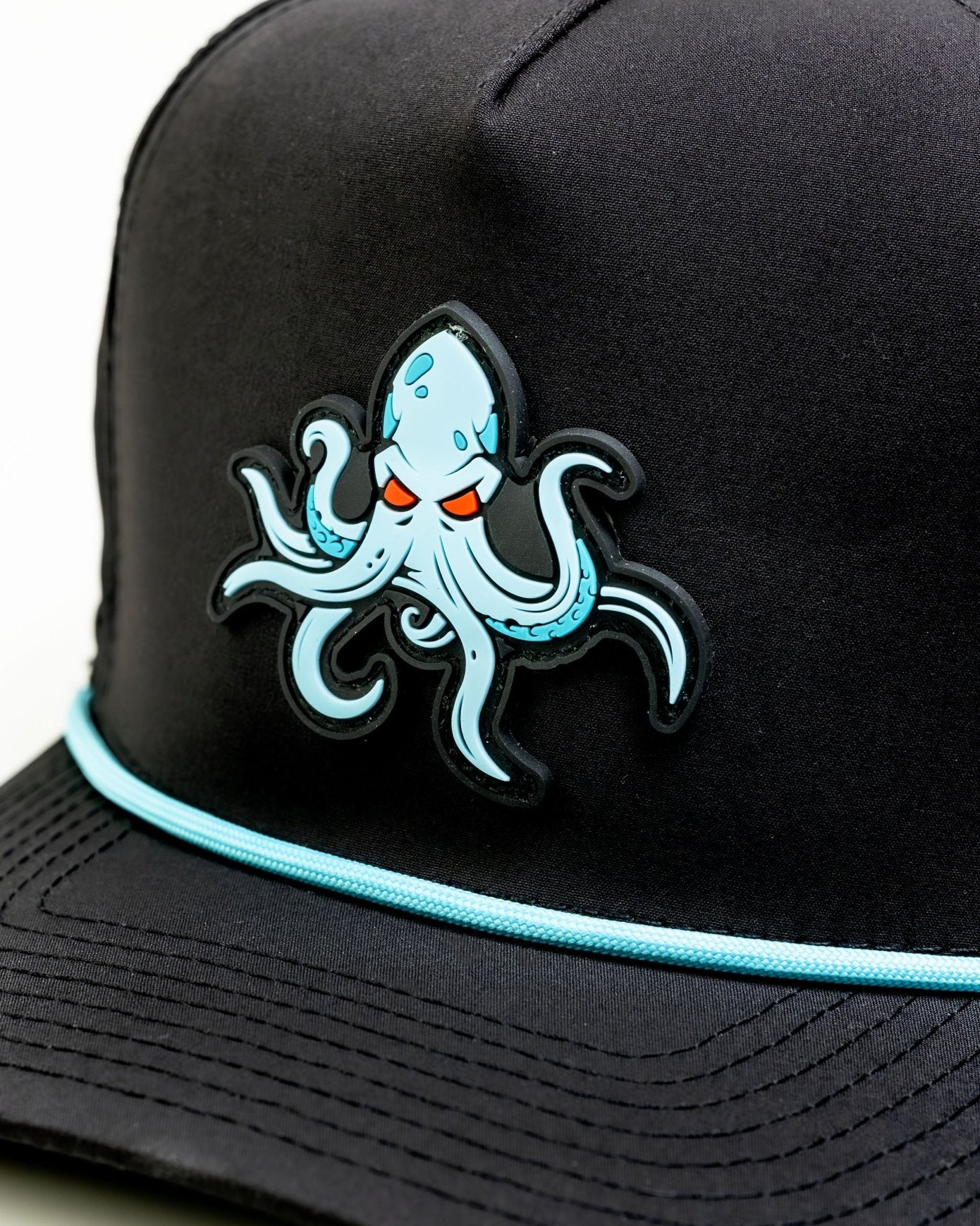 Kraken Black - Perforated Rope Hat - Club Rehab