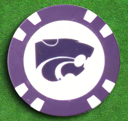 Officially Licensed Kansas State Wildcats Poker Chip Ball Marker