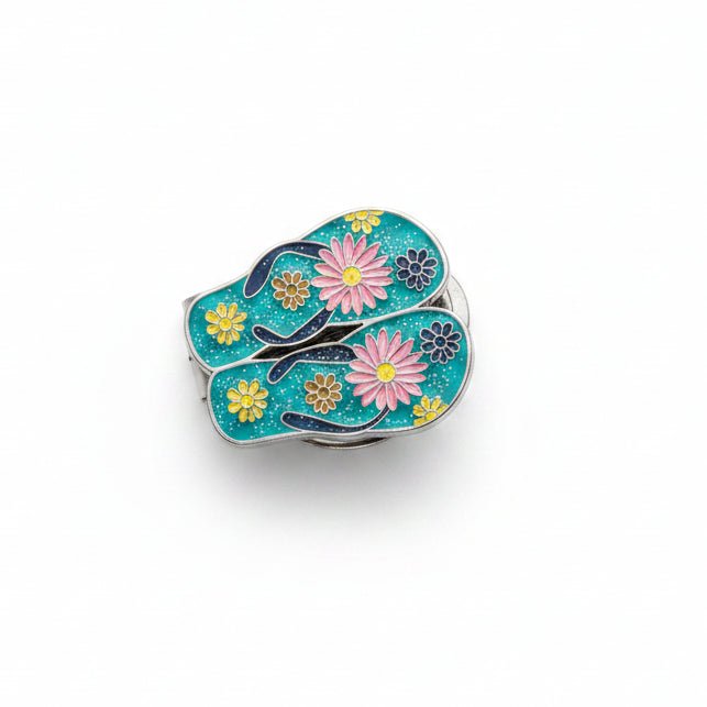 La Chancla Golf Ball Marker - Blue - Club Rehab
