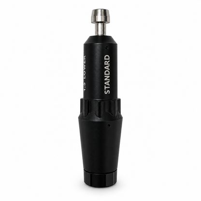 LA Golf compatible driver adapter showing standard setting