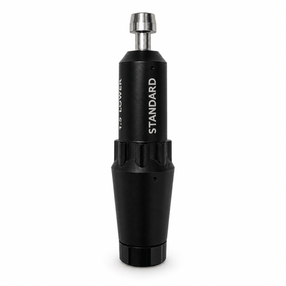 LA Golf compatible driver adapter showing standard setting