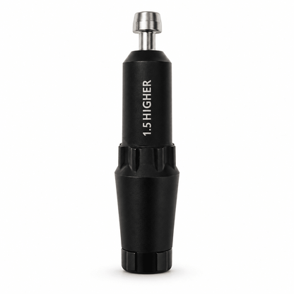 LA Golf compatible driver adapter showing 1.5 degrees higher