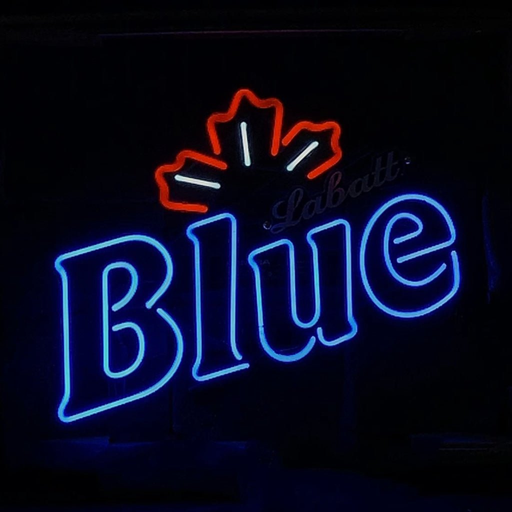 Labatt Blue Beer Logo Neon Signs - Club Rehab