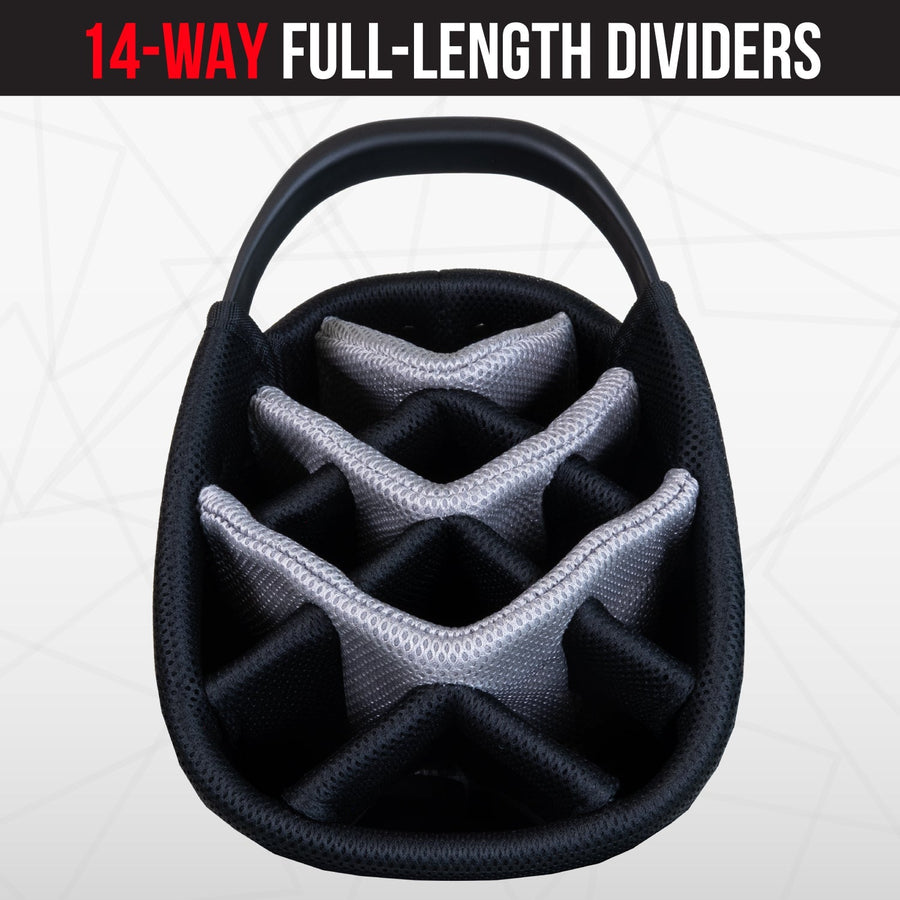 las vegas raiders fairway stand bag feature photo