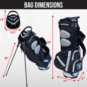 Las Vegas Raiders Fairway Stand Bag - Image 4 - Club Rehab