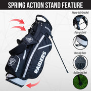 Las Vegas Raiders Fairway Stand Bag - Image 5 - Club Rehab