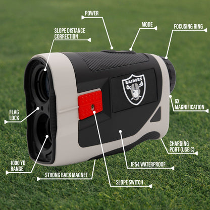 Las Vegas Raiders Foresight golf rangefinder by Team Golf, view 6