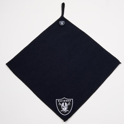 Las Vegas Raiders NFL Magnetic Embroidered Golf Towel – 15" x 15" - Club Rehab