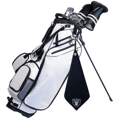 Las Vegas Raiders NFL Magnetic Embroidered Golf Towel – 15" x 15" - Club Rehab