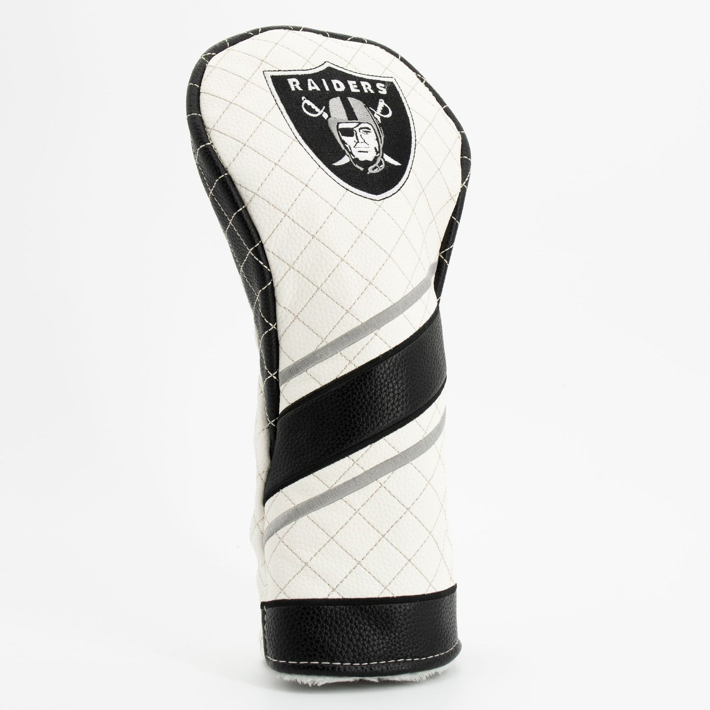 Las Vegas Raiders Quilted Headcovers – Just Win, Baby Collection - Fairway Stripe - Club Rehab