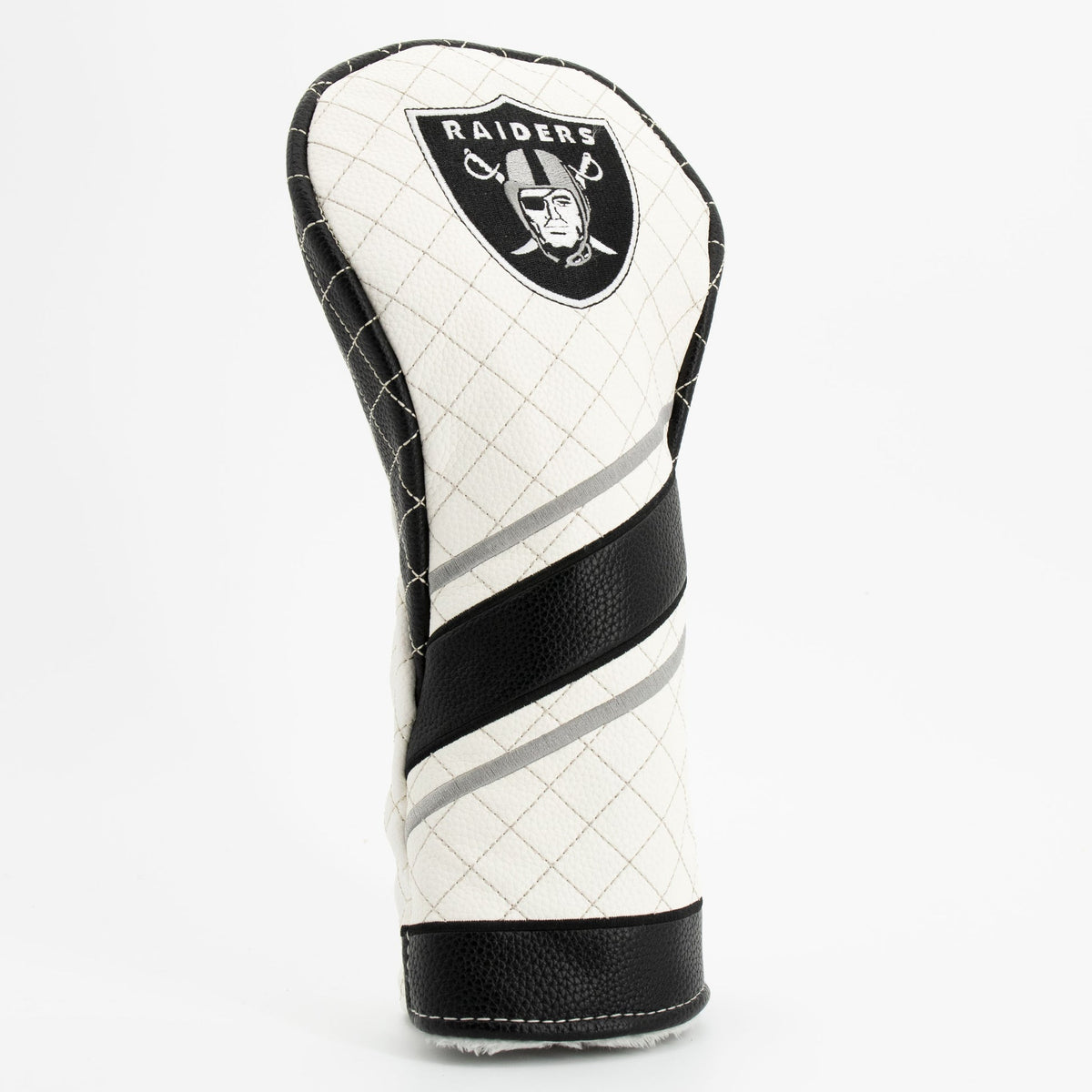 Las Vegas Raiders Quilted Headcovers – Just Win, Baby Collection - Fairway Stripe - Club Rehab
