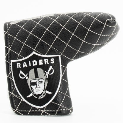 Las Vegas Raiders Quilted Headcovers – Just Win, Baby Collection - Blade Putter Solid - Club Rehab