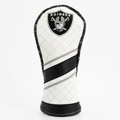 Las Vegas Raiders Quilted Headcovers – Just Win, Baby Collection - Driver Stripe - Club Rehab