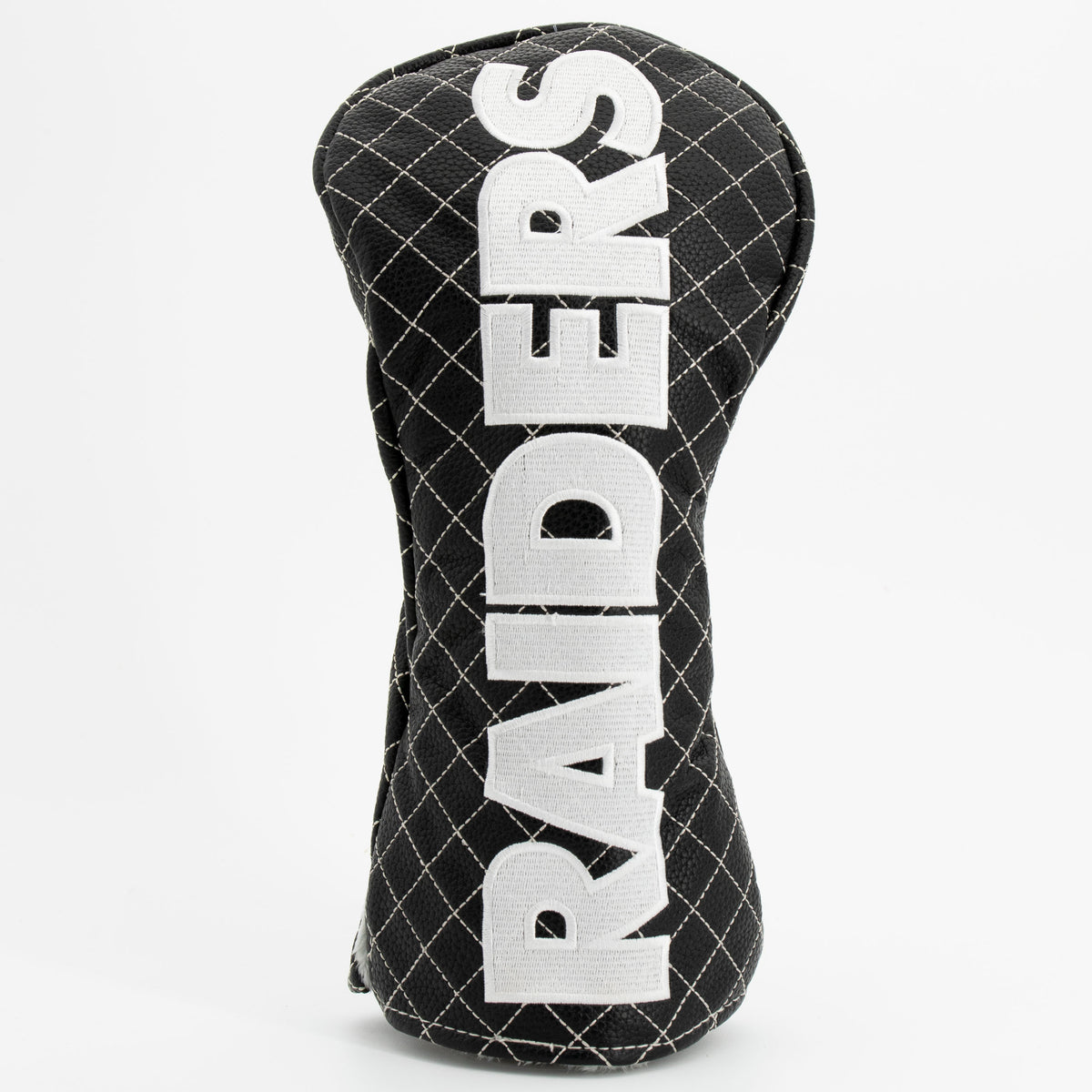 Las Vegas Raiders Solid Driver quilted headcover, front view