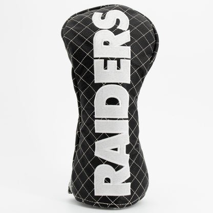 Las Vegas Raiders Solid Driver quilted headcover, front view