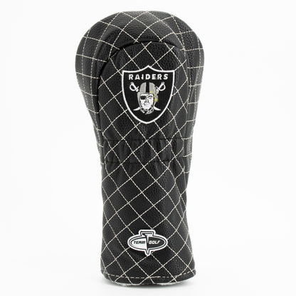 Las Vegas Raiders Solid Fairway quilted headcover, back view