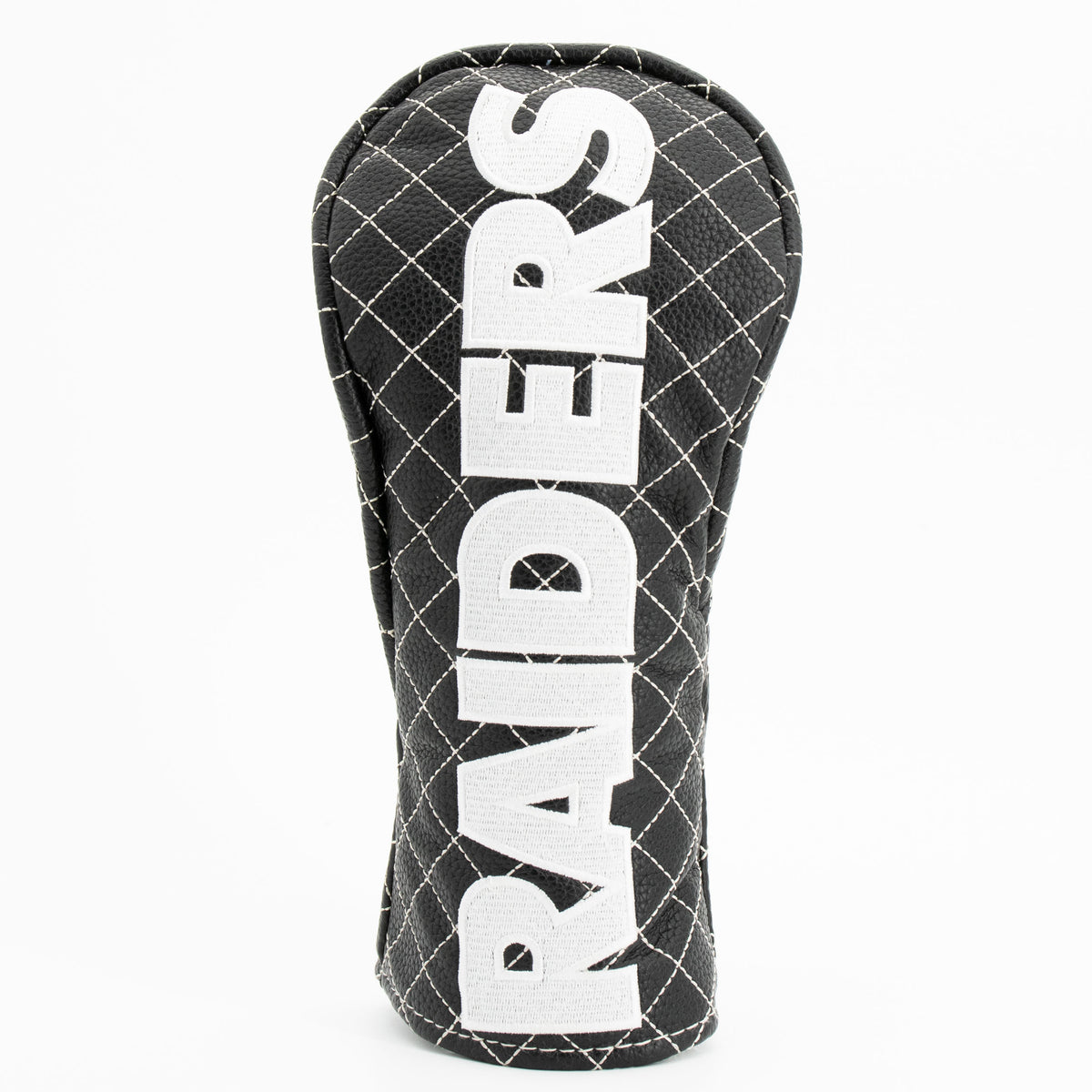 Las Vegas Raiders Solid Fairway quilted headcover, front view