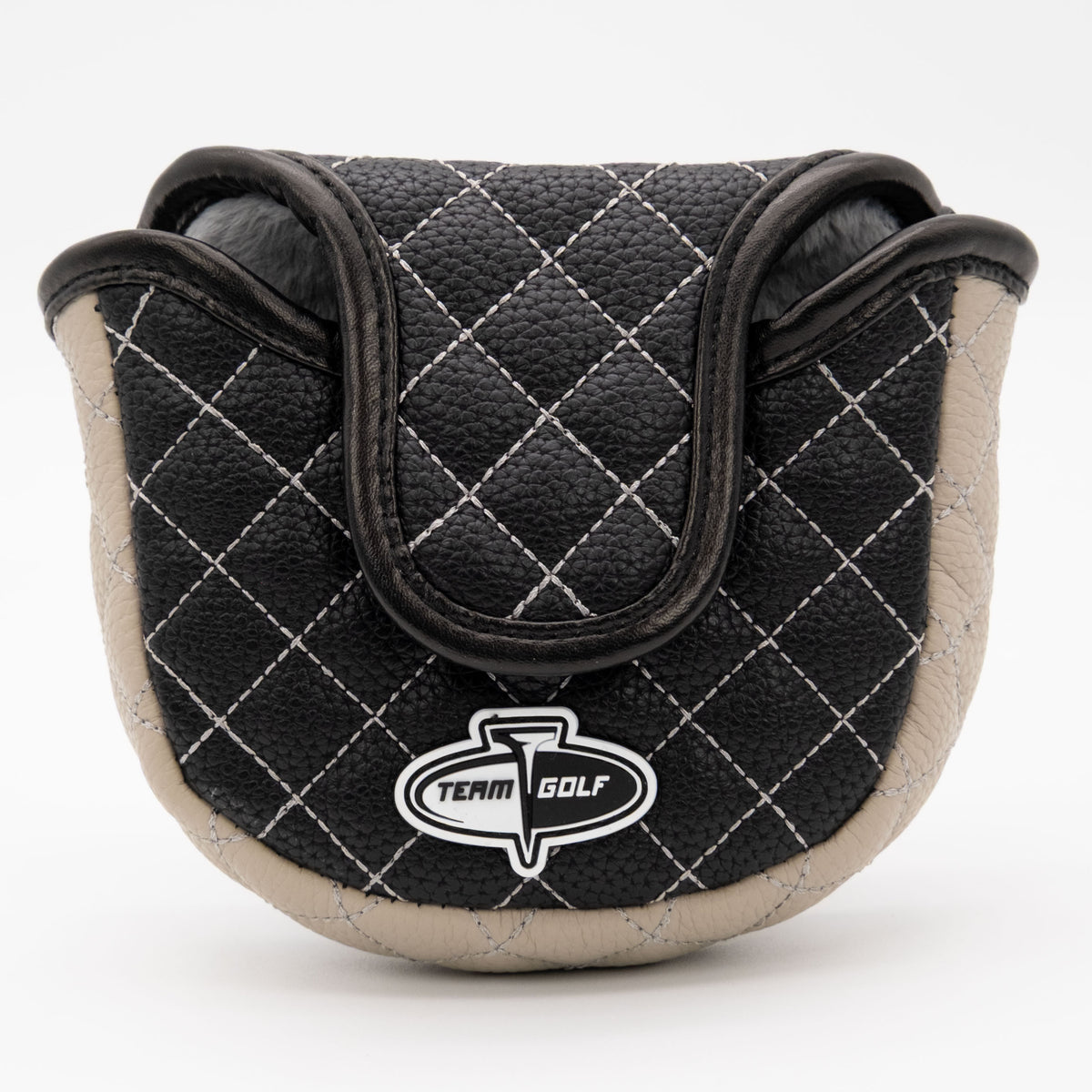 Las Vegas Raiders Solid Mallet Putter quilted headcover, back view