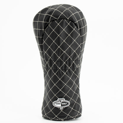 Las Vegas Raiders Split Fairway quilted headcover, back view