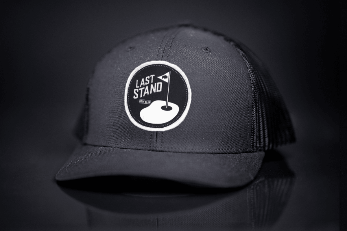 Last Stand Golf / Golf Club / Curved Bill Mesh Snapback - 029 - Black - Club Rehab