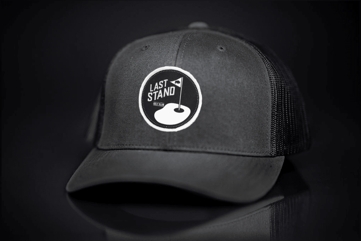 Last Stand Golf / Golf Club / Curved Bill Mesh Snapback - 029 - Charcoal/Black - Club Rehab