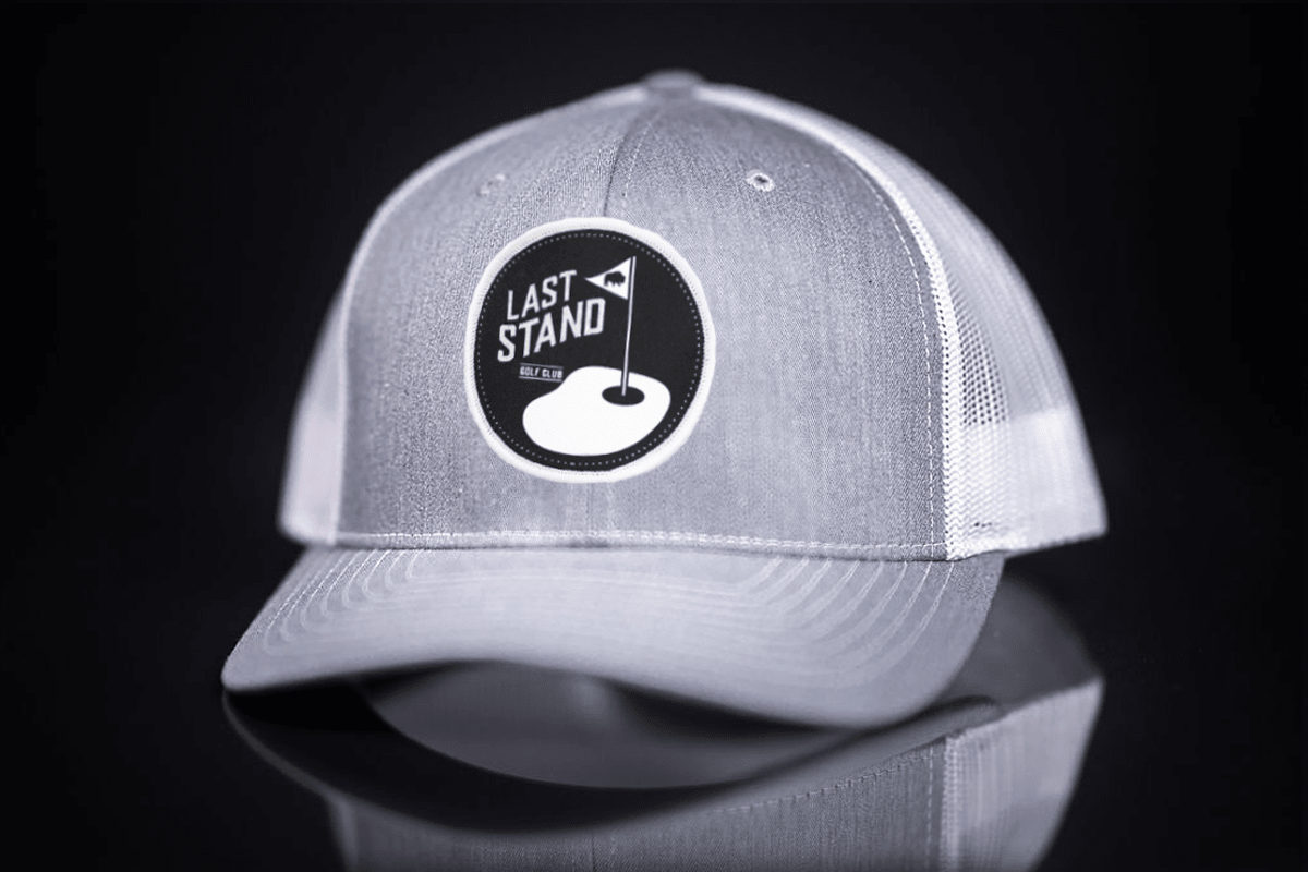 Last Stand Golf / Golf Club / Curved Bill Mesh Snapback - 029 - Heather Grey/White - Club Rehab